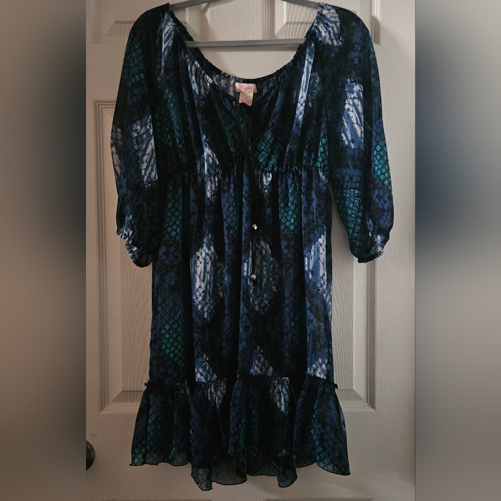 Candie's Nearly Sheer Mini Dress